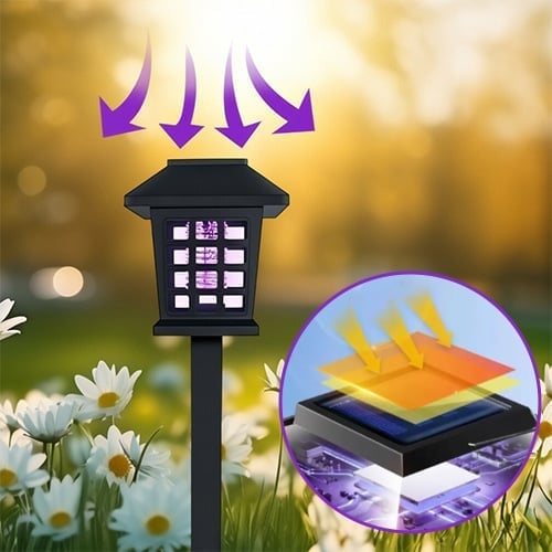 🔥Limited Summer Sale - 50% OFF 🔥Solar Bug Zapper Outdoor Indoor Waterproof Mosquito Killer Lamp