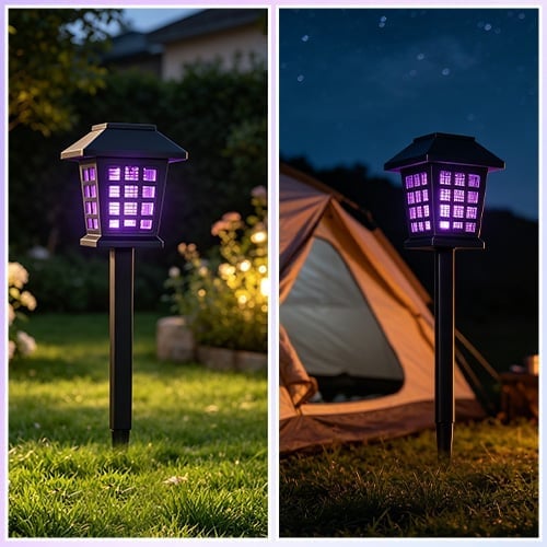 🔥Limited Summer Sale - 50% OFF 🔥Solar Bug Zapper Outdoor Indoor Waterproof Mosquito Killer Lamp