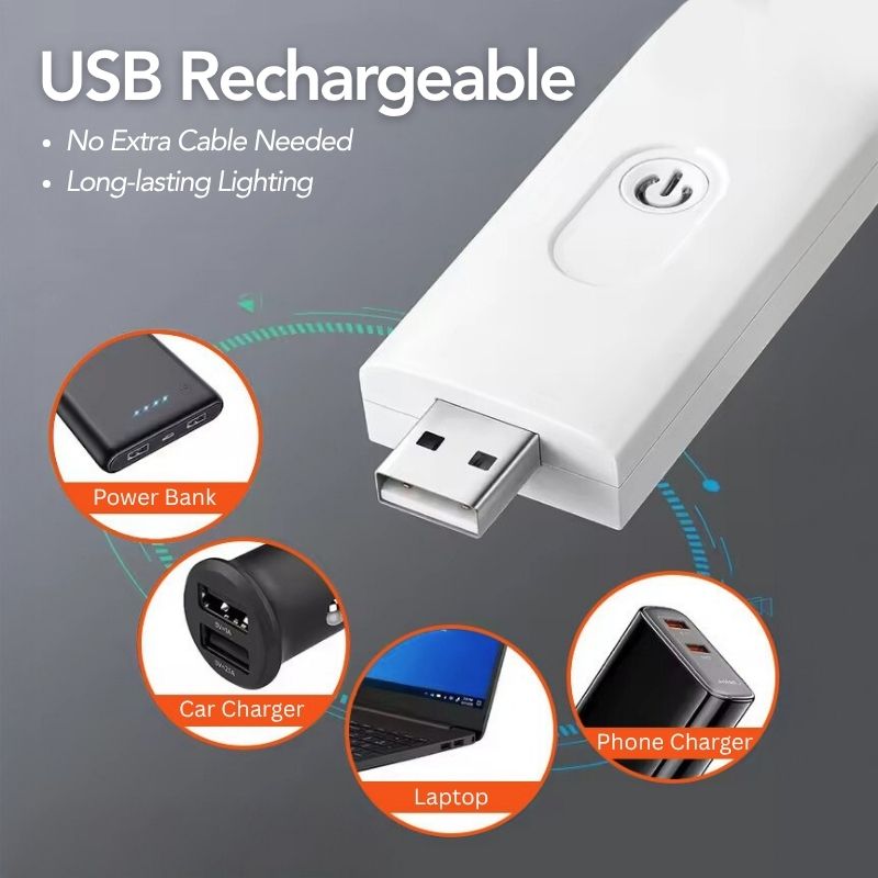 ⚡FLASH SALE !⚡USB Rechargeable LED Book Light – Read Anywhere, Anytime!