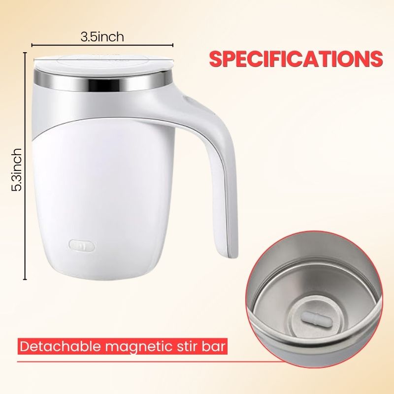 50% OFF TODAY ⏰⚡ AUTO STIRRING MUG ☕️⭐ UPGRADE YOUR ROUTINE