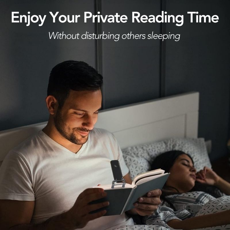 ⚡FLASH SALE !⚡USB Rechargeable LED Book Light – Read Anywhere, Anytime!