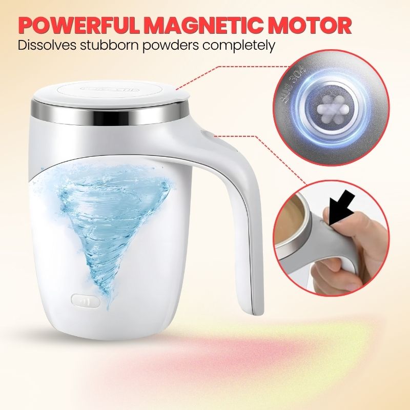 50% OFF TODAY ⏰⚡ AUTO STIRRING MUG ☕️⭐ UPGRADE YOUR ROUTINE
