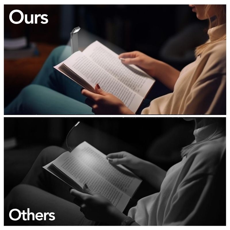 ⚡FLASH SALE !⚡USB Rechargeable LED Book Light – Read Anywhere, Anytime!
